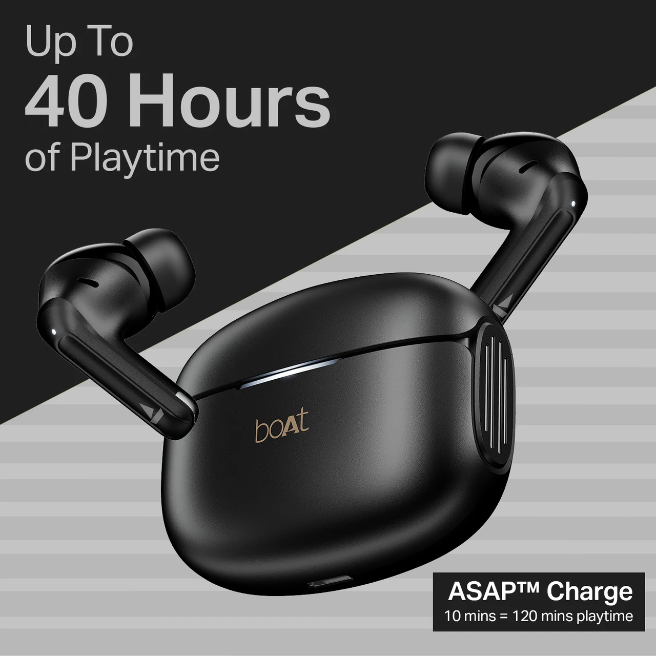 boAt Airdopes 219, Wireless Earbuds with 40 Hours Playback, BEAST™ Mode & ENx™ Calling - Image 5